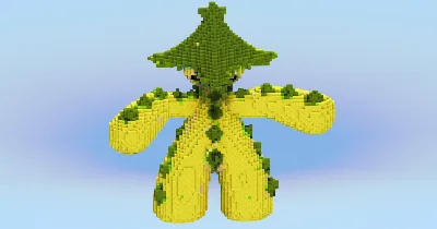 Cacturne — Minecraft Build by LeonisBuilds
