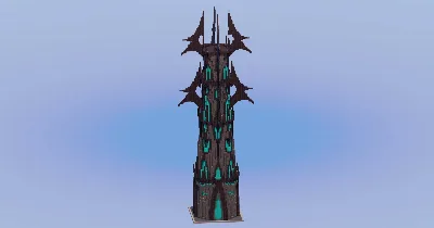 Large Dark Tower — Minecraft Build by LeonisBuilds
