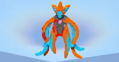 Deoxys Attack — Minecraft Build by LeonisBuilds