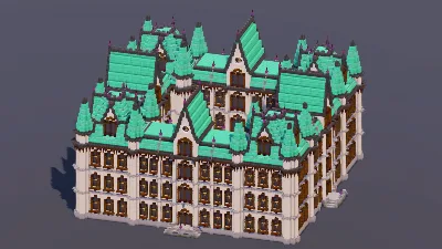 Dark Copper Gothic Castle — Minecraft Build by MellowHat