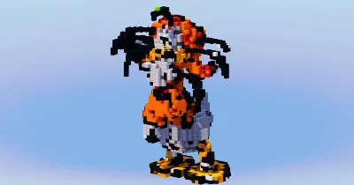 Fethry Duck from Disney Duck Tales — Minecraft Build by LeonisBuilds