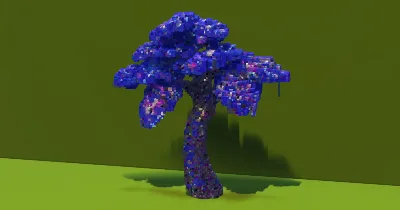 Fantasy Blue Tree — Minecraft Build by VerdantBuilds