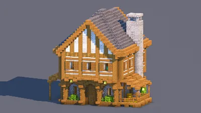 Medieval House – Fully Decorated Interior | Download — Minecraft Build by RaekonBuilds