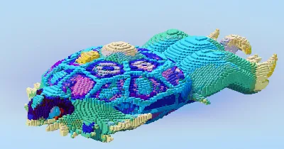 Stellar Terapagos — Minecraft Build by LeonisBuilds