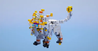 Solgaleo from Pokemon — Minecraft Build by LeonisBuilds