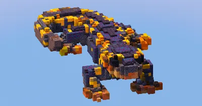 Salamander Animal — Minecraft Build by LeonisBuilds