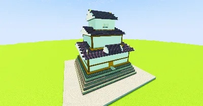 Japanese Castle — Minecraft Build by NoobBuilder
