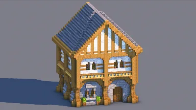 Medieval House – Fully Decorated Interior | Download — Minecraft Build by RaekonBuilds