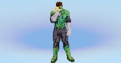 Green Lantern — Minecraft Build by LeonisBuilds