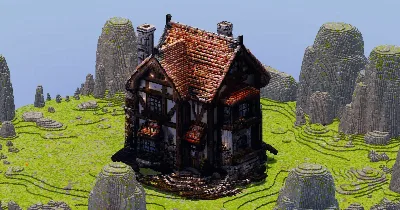 Medieval Cottage — Minecraft Build by StrongholdStudios