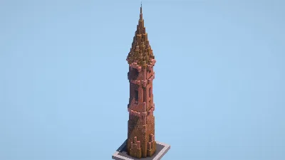 Bricks Fantasy Tower — Minecraft Build by LeonisBuilds