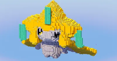 Jirachi from Pokemon — Minecraft Build by LeonisBuilds