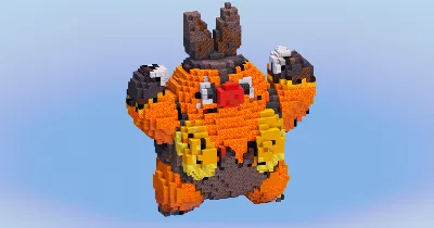 Pignite from Pokemon — Minecraft Build by LeonisBuilds