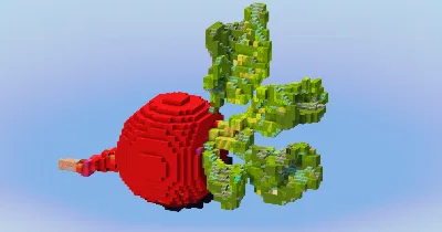 Radish Vegetable — Minecraft Build by LeonisBuilds