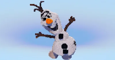 Olaf — Minecraft Build by LeonisBuilds