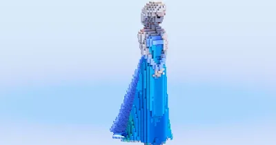 Elsa — Minecraft Build by LeonisBuilds