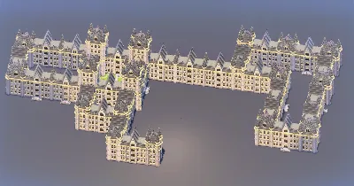 Massive Gothic Castle — Minecraft Build by MellowHat