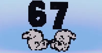 67 Meme — Minecraft Build by LeonisBuilds