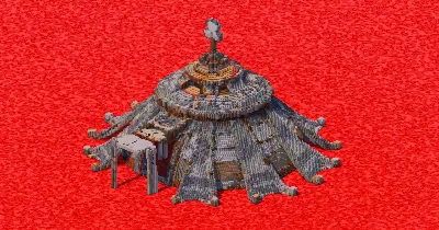Mongolian Yurt — Minecraft Build by ImpossibleBuilds