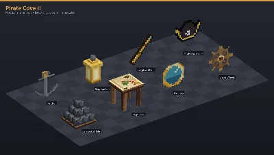 Pirate Cove II Asset Download [Java + Bedrock + Blockbench] — Minecraft Resource Pack by ScorpionTeam