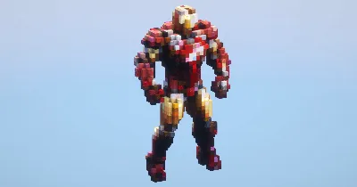 Flying Ironman from Marvel — Minecraft Build by LeonisBuilds
