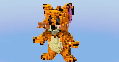 Jerry from Tom & Jerry — Minecraft Build by LeonisBuilds