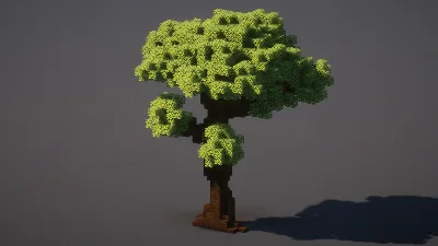 Big Custom Tree — Minecraft Build by MellowHat