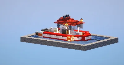 Motorboat — Minecraft Build by LeonisBuilds