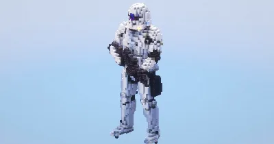 Stormtrooper‎ — Minecraft Build by LeonisBuilds