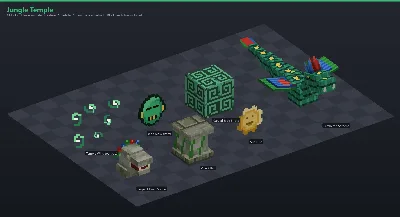 Jungle Temple Asset [Java + Bedrock + Blockbench] — Minecraft Resource Pack by ScorpionTeam