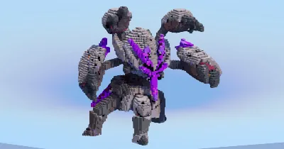Mega Golisopod — Minecraft Build by LeonisBuilds