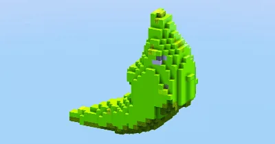 Metapod from Pokemon — Minecraft Build by LeonisBuilds