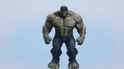 Hulk — Minecraft Build by LeonisBuilds