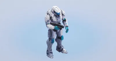 Cyber Soldier — Minecraft Build by LeonisBuilds