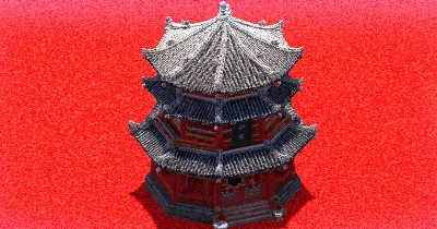 Red Chinese Pagoda — Minecraft Build by ImpossibleBuilds