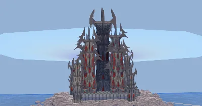 Tuff Bricks Fantasy Castle 400x400 Blocks Fully Built Map — Minecraft Build by LeonisBuilds