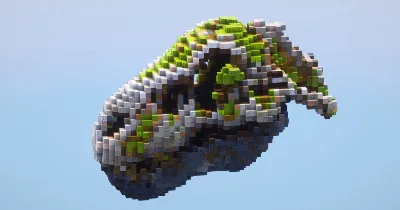 Dinosaur Skull small — Minecraft Build by LeonisBuilds