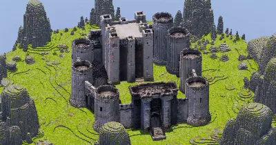 Medieval Castle Court — Minecraft Build by StrongholdStudios