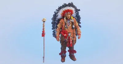 Native American‎ — Minecraft Build by LeonisBuilds