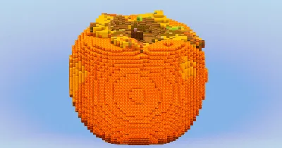 Persimmon Fruit — Minecraft Build by LeonisBuilds