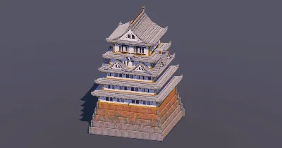 Japanese Castle Gray — Minecraft Build by MellowHat