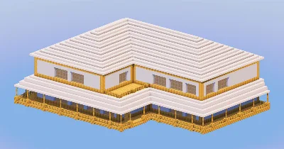 Minecraft Mansion Quartz — Minecraft Build by LeonisBuilds