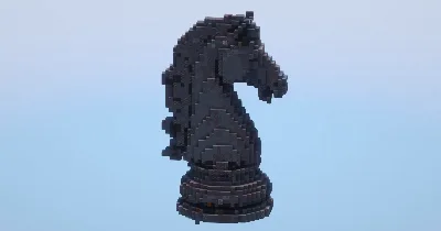Chess Knight‎ — Minecraft Build by LeonisBuilds