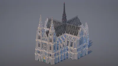 Medieval Cathedral — Minecraft Build by MellowHat