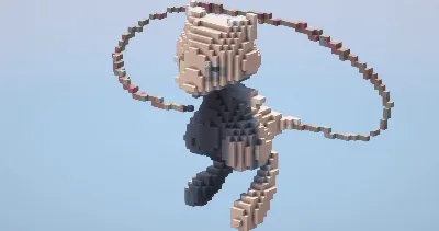 Mew from Pokemon — Minecraft Build by LeonisBuilds