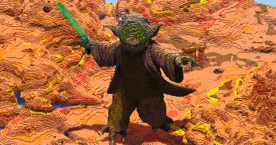 Yoda — Minecraft Build by StarWarsCreations