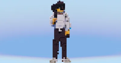 Yuta Okkotsu from Jujutsu Kaizen — Minecraft Build by LeonisBuilds