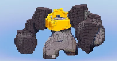 Melmetal from Pokemon — Minecraft Build by LeonisBuilds