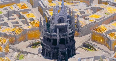 Fantasy Gothic Castle — Minecraft Build by GothicCathedrals