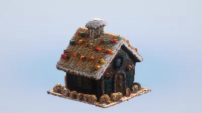 Gingerbread House — Minecraft Build by LeonisBuilds